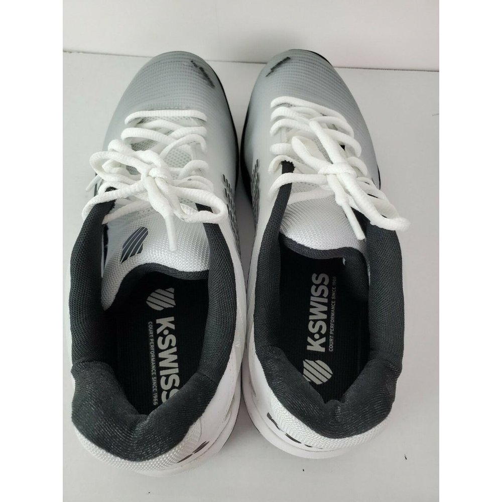 KSWISS MENS HYPERCOURT EXPRESS 2 TENNIS SHOES (WHT/HIGHRISE/BLACK) #06613 US 12 - Picture 8 of 9
